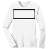 1-DAY RUSH NO MINIMUM Ladies Long Sleeve Crew Neck T-Shirt Thumbnail