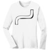 1-DAY RUSH NO MINIMUM Ladies Long Sleeve Crew Neck T-Shirt Thumbnail