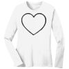 1-DAY RUSH NO MINIMUM Ladies Long Sleeve Crew Neck T-Shirt Thumbnail