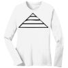 1-DAY RUSH NO MINIMUM Ladies Long Sleeve Crew Neck T-Shirt Thumbnail