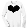 1-DAY RUSH NO MINIMUM Ladies Long Sleeve Crew Neck T-Shirt Thumbnail