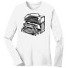1-DAY RUSH NO MINIMUM Ladies Long Sleeve Crew Neck T-Shirt Thumbnail