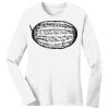 1-DAY RUSH NO MINIMUM Ladies Long Sleeve Crew Neck T-Shirt Thumbnail