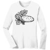 1-DAY RUSH NO MINIMUM Ladies Long Sleeve Crew Neck T-Shirt Thumbnail
