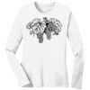 1-DAY RUSH NO MINIMUM Ladies Long Sleeve Crew Neck T-Shirt Thumbnail