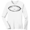 1-DAY RUSH NO MINIMUM Ladies Long Sleeve Crew Neck T-Shirt Thumbnail