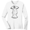 1-DAY RUSH NO MINIMUM Ladies Long Sleeve Crew Neck T-Shirt Thumbnail