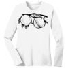 1-DAY RUSH NO MINIMUM Ladies Long Sleeve Crew Neck T-Shirt Thumbnail
