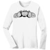 1-DAY RUSH NO MINIMUM Ladies Long Sleeve Crew Neck T-Shirt Thumbnail