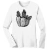 1-DAY RUSH NO MINIMUM Ladies Long Sleeve Crew Neck T-Shirt Thumbnail
