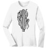 1-DAY RUSH NO MINIMUM Ladies Long Sleeve Crew Neck T-Shirt Thumbnail