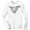 1-DAY RUSH NO MINIMUM Ladies Long Sleeve Crew Neck T-Shirt Thumbnail