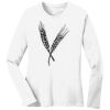 1-DAY RUSH NO MINIMUM Ladies Long Sleeve Crew Neck T-Shirt Thumbnail