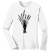 1-DAY RUSH NO MINIMUM Ladies Long Sleeve Crew Neck T-Shirt Thumbnail