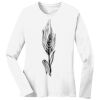 1-DAY RUSH NO MINIMUM Ladies Long Sleeve Crew Neck T-Shirt Thumbnail