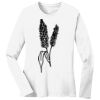 1-DAY RUSH NO MINIMUM Ladies Long Sleeve Crew Neck T-Shirt Thumbnail