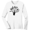 1-DAY RUSH NO MINIMUM Ladies Long Sleeve Crew Neck T-Shirt Thumbnail