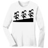 1-DAY RUSH NO MINIMUM Ladies Long Sleeve Crew Neck T-Shirt Thumbnail