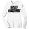 1-DAY RUSH NO MINIMUM Ladies Long Sleeve Crew Neck T-Shirt Thumbnail