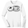 1-DAY RUSH NO MINIMUM Ladies Long Sleeve Crew Neck T-Shirt Thumbnail