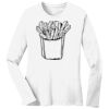 1-DAY RUSH NO MINIMUM Ladies Long Sleeve Crew Neck T-Shirt Thumbnail