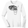 1-DAY RUSH NO MINIMUM Ladies Long Sleeve Crew Neck T-Shirt Thumbnail