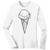 1-DAY RUSH NO MINIMUM Ladies Long Sleeve Crew Neck T-Shirt Thumbnail