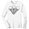 1-DAY RUSH NO MINIMUM Ladies Long Sleeve Crew Neck T-Shirt Thumbnail