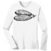 1-DAY RUSH NO MINIMUM Ladies Long Sleeve Crew Neck T-Shirt Thumbnail