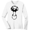 1-DAY RUSH NO MINIMUM Ladies Long Sleeve Crew Neck T-Shirt Thumbnail