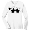 1-DAY RUSH NO MINIMUM Ladies Long Sleeve Crew Neck T-Shirt Thumbnail