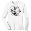 1-DAY RUSH NO MINIMUM Ladies Long Sleeve Crew Neck T-Shirt Thumbnail