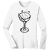 1-DAY RUSH NO MINIMUM Ladies Long Sleeve Crew Neck T-Shirt Thumbnail