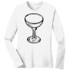 1-DAY RUSH NO MINIMUM Ladies Long Sleeve Crew Neck T-Shirt Thumbnail