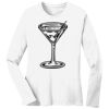 1-DAY RUSH NO MINIMUM Ladies Long Sleeve Crew Neck T-Shirt Thumbnail