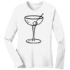 1-DAY RUSH NO MINIMUM Ladies Long Sleeve Crew Neck T-Shirt Thumbnail