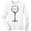 1-DAY RUSH NO MINIMUM Ladies Long Sleeve Crew Neck T-Shirt Thumbnail