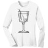 1-DAY RUSH NO MINIMUM Ladies Long Sleeve Crew Neck T-Shirt Thumbnail