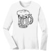 1-DAY RUSH NO MINIMUM Ladies Long Sleeve Crew Neck T-Shirt Thumbnail