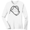 1-DAY RUSH NO MINIMUM Ladies Long Sleeve Crew Neck T-Shirt Thumbnail