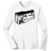 1-DAY RUSH NO MINIMUM Ladies Long Sleeve Crew Neck T-Shirt Thumbnail