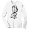 1-DAY RUSH NO MINIMUM Ladies Long Sleeve Crew Neck T-Shirt Thumbnail