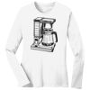 1-DAY RUSH NO MINIMUM Ladies Long Sleeve Crew Neck T-Shirt Thumbnail