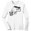 1-DAY RUSH NO MINIMUM Ladies Long Sleeve Crew Neck T-Shirt Thumbnail