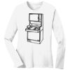 1-DAY RUSH NO MINIMUM Ladies Long Sleeve Crew Neck T-Shirt Thumbnail