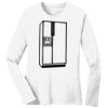 1-DAY RUSH NO MINIMUM Ladies Long Sleeve Crew Neck T-Shirt Thumbnail