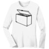 1-DAY RUSH NO MINIMUM Ladies Long Sleeve Crew Neck T-Shirt Thumbnail