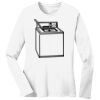 1-DAY RUSH NO MINIMUM Ladies Long Sleeve Crew Neck T-Shirt Thumbnail