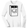 1-DAY RUSH NO MINIMUM Ladies Long Sleeve Crew Neck T-Shirt Thumbnail