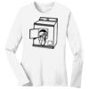 1-DAY RUSH NO MINIMUM Ladies Long Sleeve Crew Neck T-Shirt Thumbnail